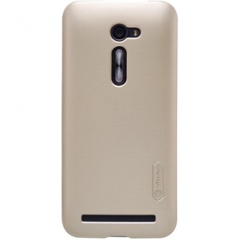 Zenfone 2 Ze500cl deklas auksinis "Nillkin" Frosted Shield  + plevele